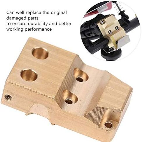 Brass Diff Axle Cover,Axle Cover Counterweight Compatible with Axial SCX24 AXI00002 90081 1/24 RC Car in Saudi Arabia