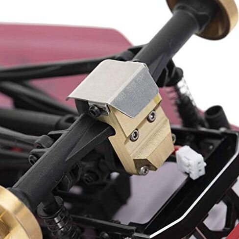 Brass Diff Axle Cover,Axle Cover Counterweight Compatible with Axial SCX24 AXI00002 90081 1/24 RC Car in Saudi Arabia