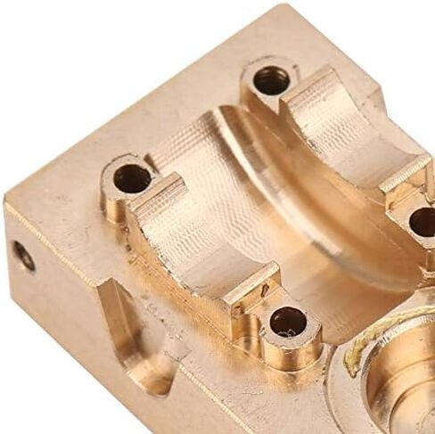 Brass Diff Axle Cover,Axle Cover Counterweight Compatible with Axial SCX24 AXI00002 90081 1/24 RC Car in Saudi Arabia