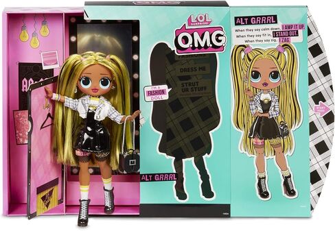 L.O.L. Surprise! O.M.G. Alt Grrrl Fashion Doll with 20 Surprises,Multicolor in Saudi Arabia