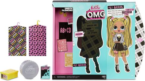 L.O.L. Surprise! O.M.G. Alt Grrrl Fashion Doll with 20 Surprises,Multicolor in Saudi Arabia