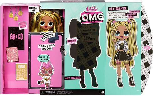 L.O.L. Surprise! O.M.G. Alt Grrrl Fashion Doll with 20 Surprises,Multicolor in Saudi Arabia