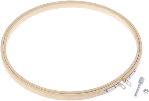 اداسي حلقة تطريز دائرية مقاس 16 انش مصنوعة من الخيزران بتصميم دائرة متقاطعة للتطريز والغرز المتقاطعة in Kuwait