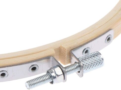 اداسي حلقة تطريز دائرية مقاس 16 انش مصنوعة من الخيزران بتصميم دائرة متقاطعة للتطريز والغرز المتقاطعة in Kuwait