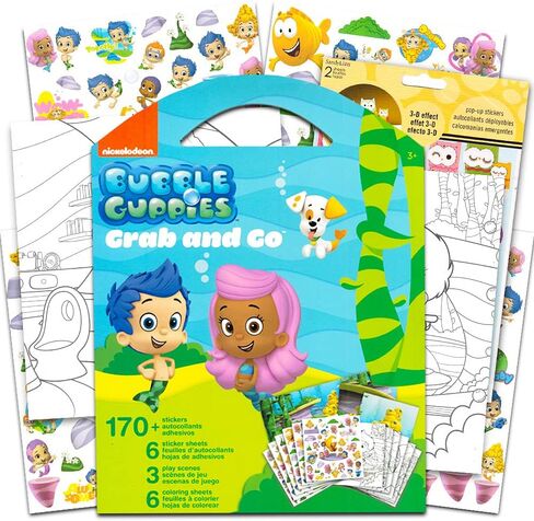 مجموعة أنشطة تلوين ملصقات فقاعات Guppies مع ملصق مكافآت GWW مرخص بشكل منفصل in Kuwait