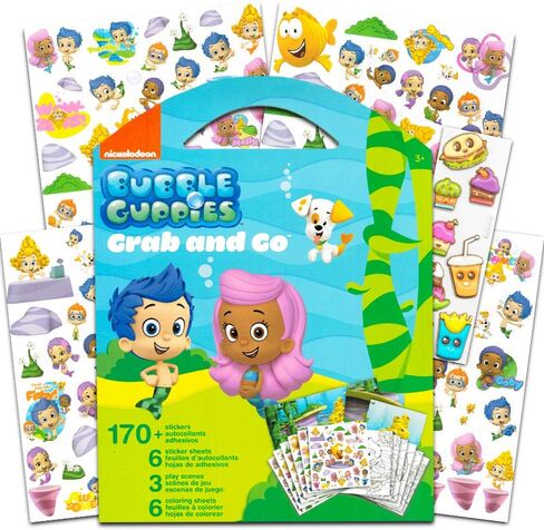 مجموعة أنشطة تلوين ملصقات فقاعات Guppies مع ملصق مكافآت GWW مرخص بشكل منفصل in Kuwait