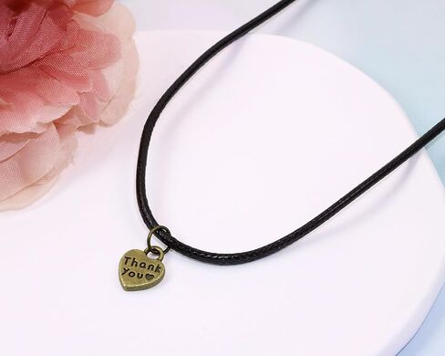 Shapenty Double Sided Thank You Heart Charms for Earring Bracelet Necklace Pendant Keychain Jewelry Making Glass Bottle Wedding Favor Thanksgiving Day DIY Craft Gifts, 50PCS in Saudi Arabia