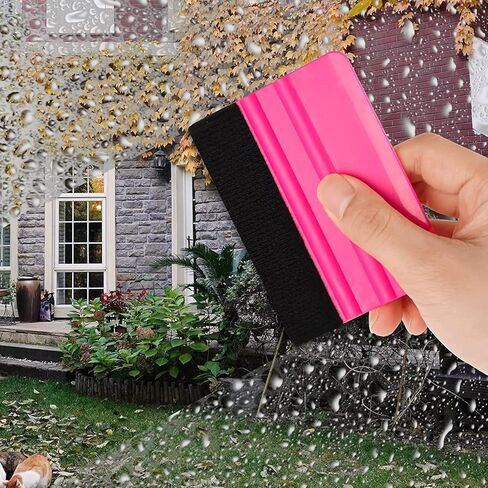 Squeegee for Vinyl - 2Pack Squeegee Tool for LYA Vinyl Craft Adhesive Vinyl - Cricut Vinyl Scraper for Vinyl Crafter & Car Film Wrap（Macaron Rose Pink） in Kuwait