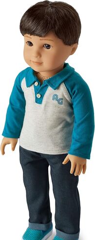 American Girl Truly Me 18-inch Doll with Brown Eyes, Brown Hair, and Lt-to-Med Skin with Warm Undertones, For Ages 6+ in Saudi Arabia
