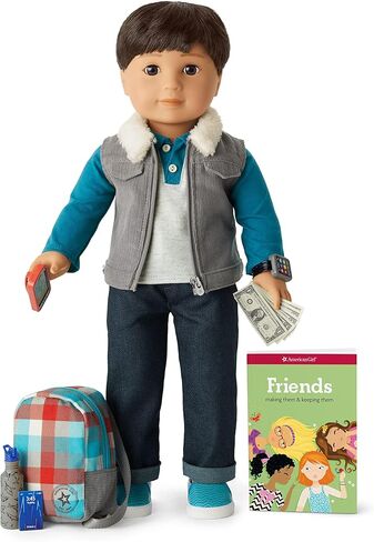American Girl Truly Me 18-inch Doll with Brown Eyes, Brown Hair, and Lt-to-Med Skin with Warm Undertones, For Ages 6+ in Saudi Arabia