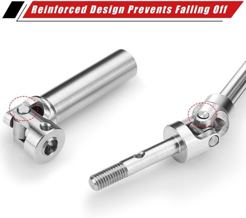 عمود محرك EPINON CVD أمامي وخلفي RC عالي التحمل مع حامل محور سداسي 12 مم لـ 1/10 Slash 4X4/Stampede 4X4/Rustler 4X4/Hoss 4X4 RC أجزاء ترقية الشاحنة استبدال 6852 6851 in Kuwait