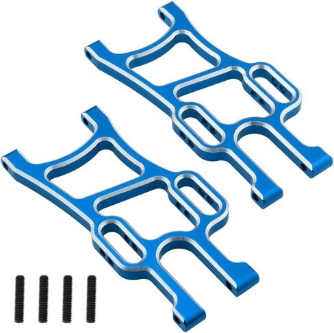 Hobbypark 108019 Aluminum Front Lower Arms (L/R) Blue For RC 1:10 Scale Redcat Volcano Epx (PRO) Exceed Infinitive Monster Truck 4WD Upgrade Parts in Saudi Arabia
