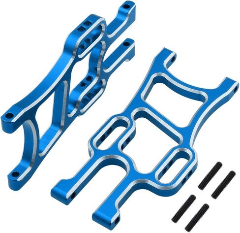 Hobbypark 108019 Aluminum Front Lower Arms (L/R) Blue For RC 1:10 Scale Redcat Volcano Epx (PRO) Exceed Infinitive Monster Truck 4WD Upgrade Parts in Saudi Arabia