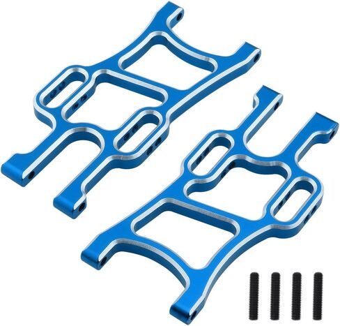 Hobbypark 108019 Aluminum Front Lower Arms (L/R) Blue For RC 1:10 Scale Redcat Volcano Epx (PRO) Exceed Infinitive Monster Truck 4WD Upgrade Parts in Saudi Arabia
