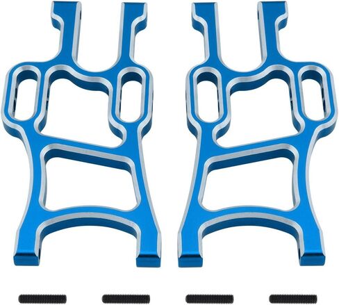 Hobbypark 108019 Aluminum Front Lower Arms (L/R) Blue For RC 1:10 Scale Redcat Volcano Epx (PRO) Exceed Infinitive Monster Truck 4WD Upgrade Parts in Saudi Arabia