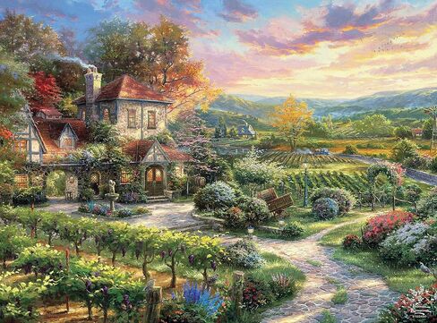 Ceaco - Silver Select - Thomas Kinkade - Wine Country Living - 1000 Piece Jigsaw Puzzle in Saudi Arabia