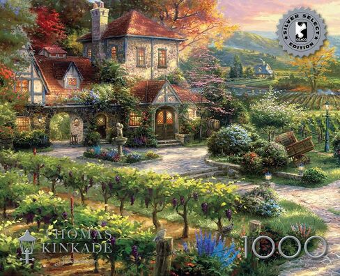 Ceaco - Silver Select - Thomas Kinkade - Wine Country Living - 1000 Piece Jigsaw Puzzle in Saudi Arabia