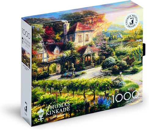 Ceaco - Silver Select - Thomas Kinkade - Wine Country Living - 1000 Piece Jigsaw Puzzle in Saudi Arabia