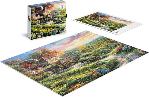 Ceaco - Silver Select - Thomas Kinkade - Wine Country Living - 1000 Piece Jigsaw Puzzle in Saudi Arabia