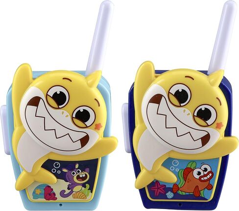 ekids Baby Shark Toy Walkie Talkies for Kids, Indoor and Outdoor Toys for Kids and Fans of Baby Shark Toys for Boys and Girls in Saudi Arabia