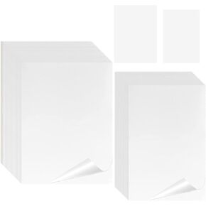 ALKRITA 100 Pieces Diamond Painting Release Paper 15 x 15cm and 15 x 10cm Non-Stick Silicone Release Paper Double-Sided 5D Diamond Painting Accessories Cover Replacement Paper