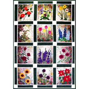 أطقم لحاف بألوان مائية مطبوع عليها صورة راشيل لتزيين حديقة الزهور in Kuwait