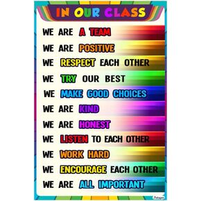 ADOGEO Building Working Memory Strategies Poster - Enhance Cognitive Skills - 16" x 24" - Ideal for Students of All Ages - Improve Task Completion and Information Retention