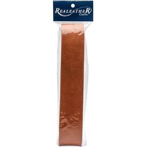 Realeather Crafts SS15042-02 Leather Strip, 1.5 by 42-Inch, Medium Brown