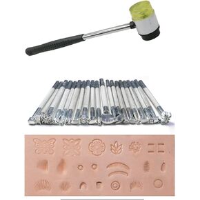 ادوات ختم الجلد، مجموعة خرامة لنحت الجلود، ادوات طوابع حرفية للجلود والحرف اليدوية in Kuwait