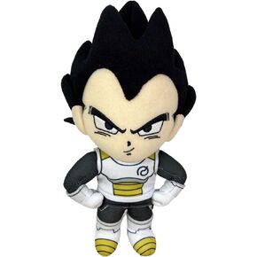 لعبة دراغون بول سوبر من Great Eastern Entertainment - Vegeta 01 من القطيفة في وضعية الجلوس بطول 17.78 سم ارتفاع، متعددة الألوان in Kuwait