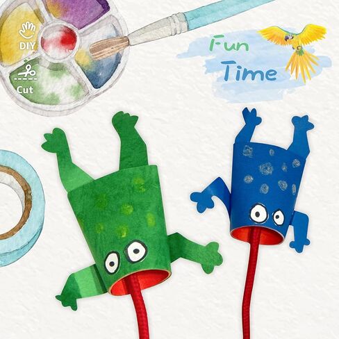 أنابيب من الورق المقوى كرافت رولز - أنابيب من الورق المقوى كرافت DIY، والفصول الدراسية، والديوراما، بني، 1.7 × 3.95 بوصة (30) in Kuwait