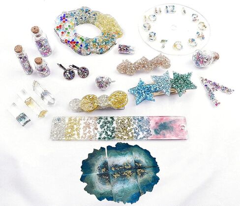 رقائق معدنية غير منتظمة من الزجاج المكتنز مطلية بالذهب 100 غرام 2-4 ملم لفنون الاظافر والحرف اليدوية وحشو المزهرية والايبوكسي والراتنج وصناعة المجوهرات والديكور (ذهبي، 2-4 ملم) in Kuwait