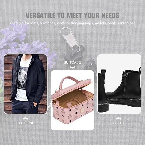 12 قطعة من السحابات السحابية الفورية الشاملة، استبدال 3 احجام يمكنك تركيبها بنفسك، مجموعة اصلاح السحاب، سحاب منزلق للانقاذ والاسنان، مشبك سحاب in Kuwait