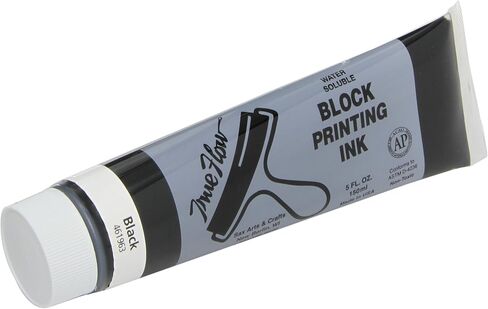 Sax True Flow Water Soluble Block Printing Ink - 5 Ounce Tube - Black in Saudi Arabia