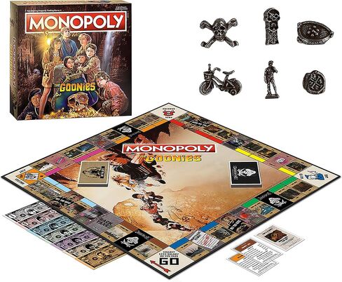 Monopoly® The Goonies | Based on The 80s Adventure Classic Film | Collectible Monopoly Game Featuring Familiar Locations and Iconic Moments in Saudi Arabia