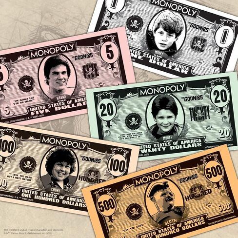 Monopoly® The Goonies | Based on The 80s Adventure Classic Film | Collectible Monopoly Game Featuring Familiar Locations and Iconic Moments in Saudi Arabia