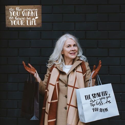 16 قطعة من استنسل الكلمات الملهمة، قوالب اقتباس للطلاء، قوالب اقوال العبارات، استنسل الكلمات الحرفية للرسم على ورق القماش والجدران الخشبية، استنسل لافتات المنزل قابل لاعادة الاستخدام 7.87 × 7.87 انش in Kuwait