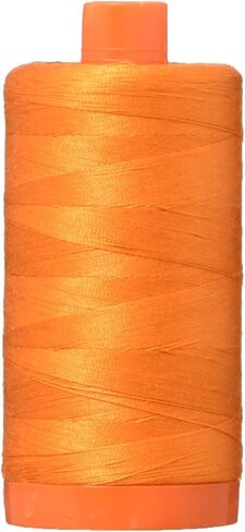 Aurifil Mako Cotton Thread Solid 50wt 1422yds Pumpkin in Saudi Arabia