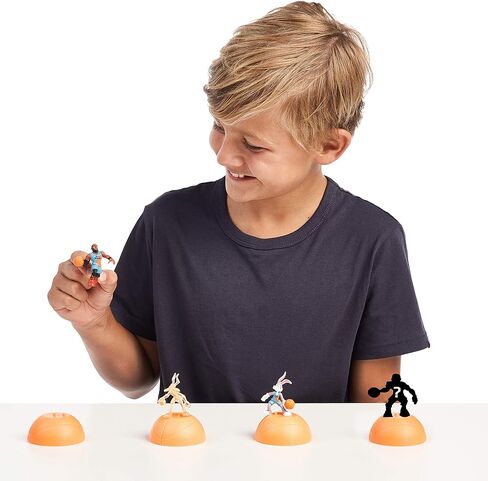 Moose Toys Space Jam: A New Legacy - 4 عبوات - 2 بوصة ليبرون، دافي داك، لولا باني، و1 شخصيات غامضة - خط البداية، متعدد الألوان (14573) in Saudi Arabia