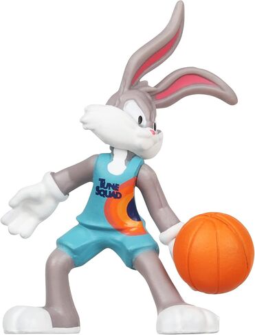 Moose Toys Space Jam: A New Legacy - 4 عبوات - 2 بوصة ليبرون، دافي داك، لولا باني، و1 شخصيات غامضة - خط البداية، متعدد الألوان (14573) in Saudi Arabia