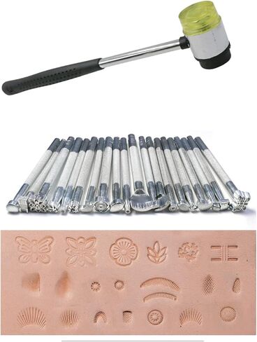 ادوات ختم الجلد، مجموعة خرامة لنحت الجلود، ادوات طوابع حرفية للجلود والحرف اليدوية in Kuwait