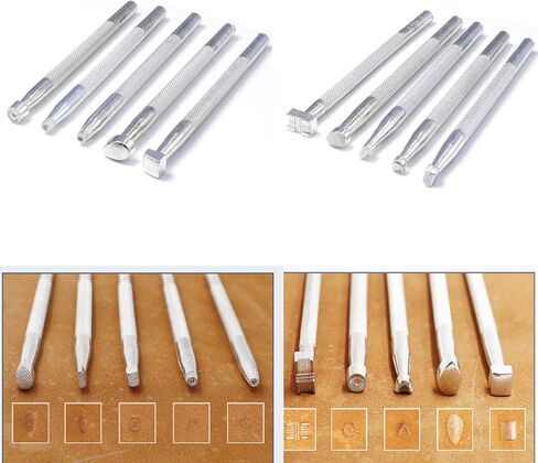 ادوات ختم الجلد، مجموعة خرامة لنحت الجلود، ادوات طوابع حرفية للجلود والحرف اليدوية in Kuwait