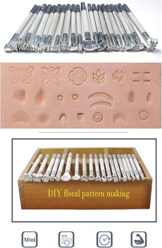 ادوات ختم الجلد، مجموعة خرامة لنحت الجلود، ادوات طوابع حرفية للجلود والحرف اليدوية in Kuwait