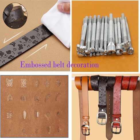 ادوات ختم الجلد، مجموعة خرامة لنحت الجلود، ادوات طوابع حرفية للجلود والحرف اليدوية in Kuwait