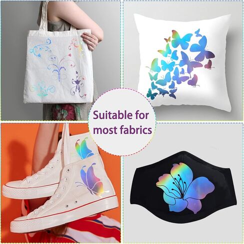 مكواة الفينيل ثلاثية الأبعاد HTV الناقلة للحرارة على مادة فضية (12 بوصة × 15 قدم) لفافة متغيرة الألوان من الفناء للقمصان أو الأقمشة التي تصنعها بنفسك in Kuwait