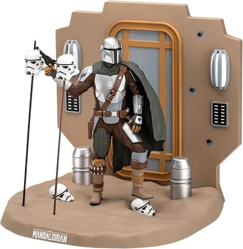 Revell 06784 The Mandalorian The Bounty Hunter' Figure 1:9 Scale Figure Model Kit, Unpainted in Saudi Arabia