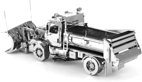 Metal Earth Fascinations Freightliner Snow Plow 3D Metal Model Kit Bundle with Tweezers in Saudi Arabia