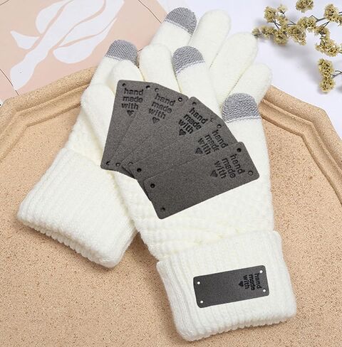 واي بول 40 قطعة من ملصقات الجلد الصناعي من الجلد الصناعي مخيط يدويا على الملصق ملصق منقوش يدويا للكروشيه والجينز والشنط والاحذية والقبعة والاكسسوارات والملابس (لوف، رمادي) in Kuwait