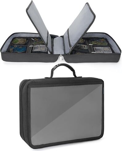 اووتي شنطة حمل العاب لوحية مع 24 جيب، شنطة تخزين للالعاب اللوحية والقطع والرموز والبطاقات للسفر والحفلات in Kuwait