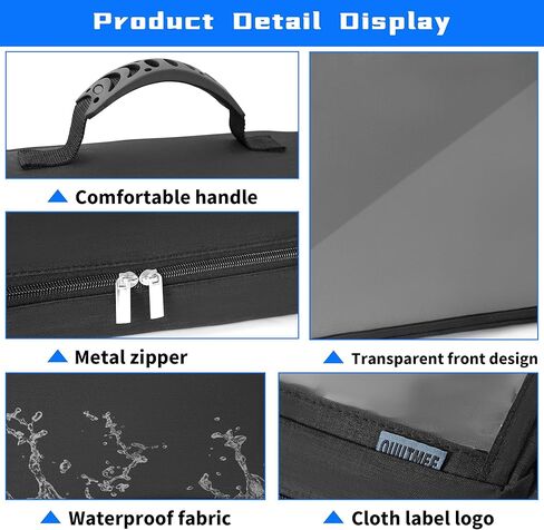 اووتي شنطة حمل العاب لوحية مع 24 جيب، شنطة تخزين للالعاب اللوحية والقطع والرموز والبطاقات للسفر والحفلات in Kuwait